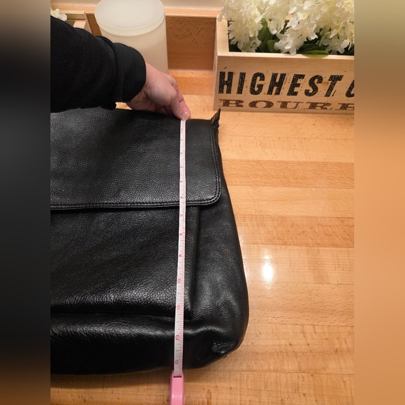 Latico Leathers Black Genuine Leather Backpack Vintage - Picture 10 of 16